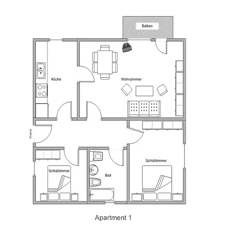Apartment-moonblume * Orasac